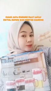 BOTOL MINYAK & TEMPAT BUMBU SET ISI 4 PCS - TOPLES TEMPAT BUMBU OIL POT SET - KITCHEN JAR SET