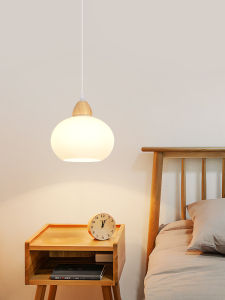 DGY | Japanese Style Cream Colored Wooden Pendant Light
