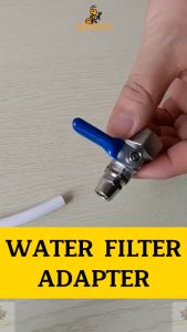 Nasara Chrome Ro Joint Water Filter Purifier Dispenser Faucet Ball Valve Adapter Pipe Connector Fitting Tap Valve / 管道连接头