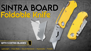 Print Digital Foldable Utility Knife with Free Replacement Blade
