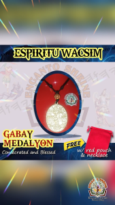 MEDALYON NG ESPIRITU WACSIM - Complete Defense Protection & Lucky Charms Amulet Consecrated Blessed