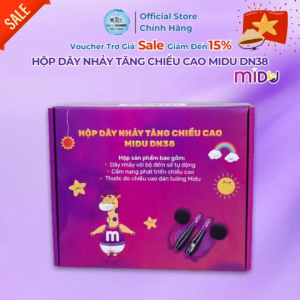 Dây nhảy tăng chiều cao Midu DN38 có chức năng đếm số tự động kèm thước đo chiều cao