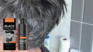 East Moon | East Moon 5in1 Man Hair Dye Shampoo Repairing Gray White Non Irritating Keep Nourish Root Holiday Gift Black Hair Dyeing Shampoo