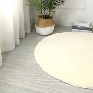 🔥 พรมวงกลมขนกระต่าย 🐰พรมปูพื้น ทรงกลม พรมวงกลม พรมมินิมอล ขนนุ่มสุดๆๆ มีหลายสี หลายขนาด ราคาถูก