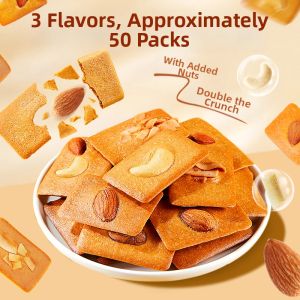 BESTORE | Almond Nutty Cookies Individual Snack Packs