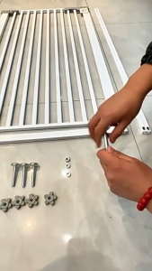 Auto Close Baby Gate Indoor Adjustable Baby Pet Safety Gate Dual Locking 2-Way Walk Baby Fence- (69-76-83cm)