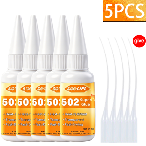 Versatile 502 Super Glue Precise Repairs Instant Adhesive Universal Fast Drying For DIY Craft Daily Fixing Wood Glass Hardware