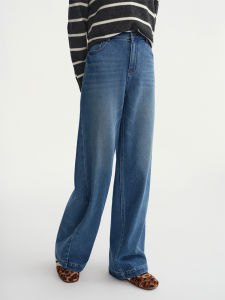 DUSHU | Free Shape Slimming Plus Size Wide Leg Jeans