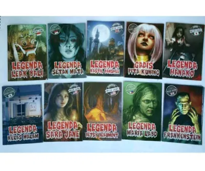 Komik Horor Mini Dapat 10 Buku Bacaan Anak Berwarna Murah