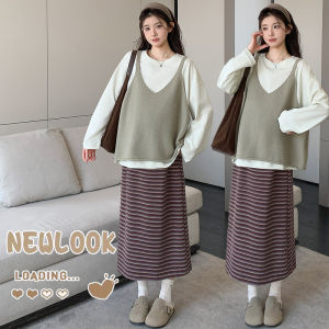 Comfortable and Slimming Pregnant Womens Clothing Set