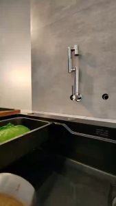 ARTHUR Kitchen faucet 304 stainless steel single hole basin household faucet wash basin faucet hot and cold water sink washing