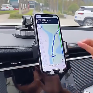 Holder Handphone Universal NC61 Universal Charger Dashboard dengan Multi-Angle & Warna Hitam