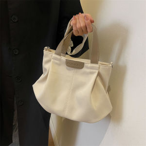 Minimalist Casual Large Capacity Canvas Tote Bag Women 2024 New Arrival Single Shoulder Bag School Bag for College Students