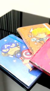 Buku Agenda Diary Catatan Note Book Karakter Kartun Superhero Marvel