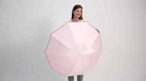 Ô Dù Tự Động Gấp Gọn Chống Gió Có Sọc Phản Quang Chống Tia UV Chất Liệu Vải Nylon 190T Dùng Được Cho Cả Trời Nắng Và Trời Mưa Dành Cho Người Lớn (nam/nữ)