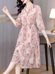 DAIXIANGFEIZI | Đầm Chiffon Hoa Hè Phổ Biến cho Phụ Nữ Bé