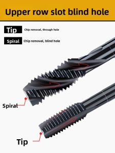 HUANGXIAOCHAO | Cobalt Nitrided Machine Tap Drill Bit M2-M12 Stainless Steel