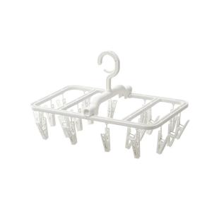 2025 New Foldable Portable Travel Clothesline Hanger Student Dormitory Use Multi-claw Socks Drying Rack Creative Design ABS Material