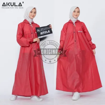 GAMIS JAS HUJAN WANITA SYARI BAHAN TEBAL ELASTIS ANTI REMBES