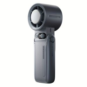 Quạt Cầm Tay Làm Mát Bằng Đá Có Thể Gập Lại Tích Hợp Màn Hình LED Kỹ Thuật Số 199 Tốc Độ Quạt Làm Mát Di Động Dùng Cho Du Lịch Văn Phòng Trong Nhà Và Ngoài Trời