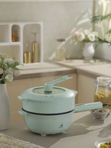 (Hàng Đức) Chảo lẩu đa năng cao cấp CENO 4L chống dính cao cấp - lẩu chiên rán xào nấu cơm hấp - gồm vỉ hấp nhiệt khỏe