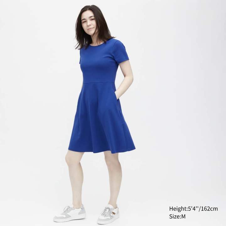 sachin and babi light blue dress Wedding Guest Outfit Casual Pants Uniqlo