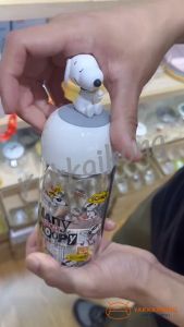 [สินค้าใหม่ พร้องส่งจากไทย] กระบอกน้ำกรองชา ลายการ์ตูน Snoopy  แก้วกรองชาลายการ์ตูน
