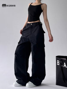 High Waist Wide Leg Casual Pants Womens Loose Straight Cut Trousers for Tall Ladies Stylish Commuter Fashion Workwear