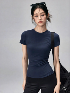 FITNESSGIRL | Sweat-wicking Elastic Slim Fit Sport T-Shirt