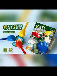 Permainan Kucing Tangkap Tikus Tumpuan Kanak Kanak Latihan Reaksi Mainan Pendidikan Interaktif Budak Catch the Cat And Mouse Board Game Reaction Speed Educational Toy Focus Observation Training Kids Family Game 猫抓老鼠桌游儿童专注力训练游戏反应力比赛亲子互动益智玩具观察力训练宝宝早教 A436