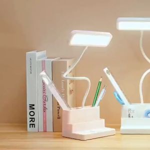 Đèn học để bàn TLDL - PYE P9 đèn học chống cận 3 chế độ sáng cao cấp cảm ứng có cốc bút và đế điện thoại