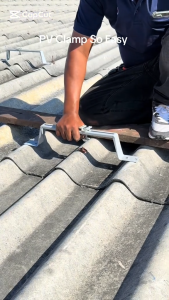 **ติดตั้ง 7 แผง** PSI ชุดจับยึดแผงโซล่าร์ หลังคาเมทัลชีท & กระเบื้องลอนคู่ PV Clamp (SET4.2) *ไม่ต้องเดินราง* (มีตัวเลือก ล็อคกราวด์)