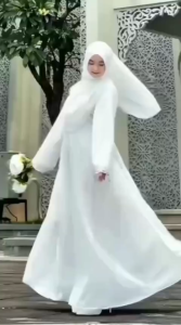 Dehadi FS Mahreen Maxi Dress Pesta Bahan Ceruty Babydoll Mix Payet Mutiara Cantik Mewah Elegant Kekinian