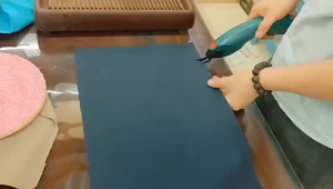 Máy cắt vải cầm tay Pin sạc LEJANG YJ-C1 kéo cắt vải chuyên dụng cắt các đường may chi tiết tăng năng suất