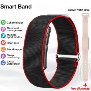 YAOCX Minimalist Screenless Sports Smart Band with Health Monitoring Sleep Tracking Blood Oxygen Heart Rate Sensor Smart Band