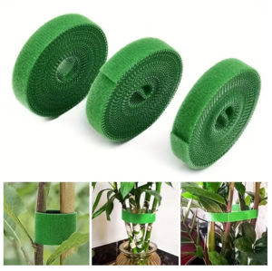 2M Garden Plant Nylon Ties Garden Hook Loop Reusable Fastener Tape Plant Bandage for Home Garden Accessories Bamboo Cane Support