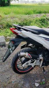 Knalpot Samlong Cobra NRF Original Inlet 38mm Coating Stainless