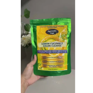 Lemon Cucumber Colon Cleanse Drink | Digestive and Colon Wellness Support | Low-Calorie | 1 Pack 10 Sachets