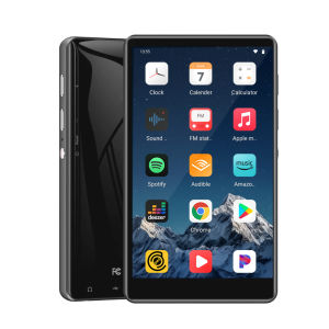 เครื่องเล่น MP3 ขนาด 80GB (64GB+16GB) สำหรับระบบปฏิบัติการ Android 9.0 พร้อมบลูทูธและไวไฟ หน้าจอ 4.0 นิ้ว รองรับ Spotify Audible Pandora ในตัว รองรับการเพิ่มความจุสูงสุด 512GB