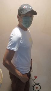 Korean style Slim fit crew neck Male Graphic Tee Shirt