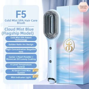 LivChic | Cold Mist Steam Ion Care Straightening and Curling Iron for Volume Hairstyling