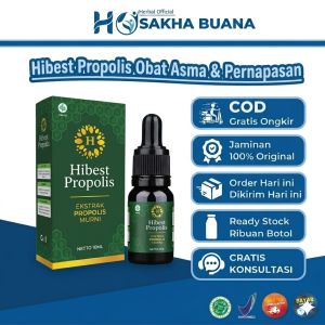 Hibest Propolis Obat Herbal Diabetes Liver Membantu Kolesterol BPOM EKSTRAK MURNI 10ML