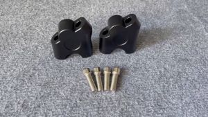 Gù Nâng Ghi Đông 22mm Xe Motor Xe Máy Màu Đen