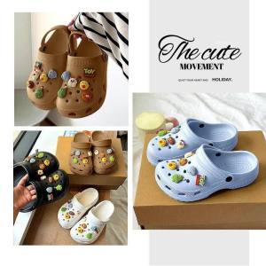 NQshop สินค้าแนะนำพร้อมส่งทั่วไทย รองเท้ารัดส้นหัวโตสไตล์เกาหลี งานสวย ดีเทลดี แถมฟรีตัวติดการ์ตูนสุดน่ารักไว้ให้ครีเอทลุคได้ตามใจชอบ ใครสนใจสินค้าดีๆแบบนี้ รีบจิ้มตะกร้าได้เลยน้า