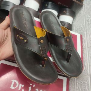 SANDAL KULIT PRIA DR. IAM 4007 COKLAT ( PRODUKSI SENDIRI )