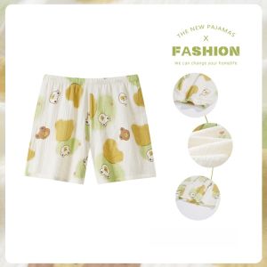 Miiow | Pure Cotton Breathable Lightweight Short Sleep Pants Loose Fit Home Wear For Women Summer Comfortable Soft Large Size Shorts