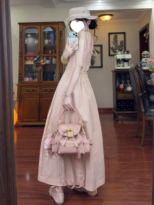 Karrar betsey | Elegant Sleeveless Pink Dress