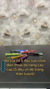 Bộ tua vít 5 đầu sửa chữa điện thoại đa năng cao cấp - DMA store