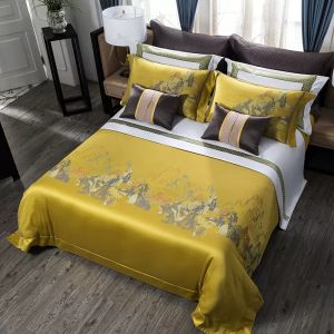 Traditional Chinese Style Bedding Set Long Staple Cotton