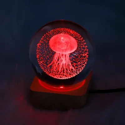 Light-up Healing Crystal Ball Ornament
